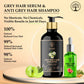 Ivory Natural Grey Serum And Hair Shampoo Combo Restores Natural Hair Wellness And Nourished, Shiny Hair | Swadesiicart