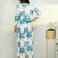 Myshka Women Multi Printed Summer Checks Co-Ords - Swadesiicart