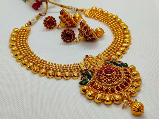 Pink Kemp Temple Jewelry - Mokshi Collections