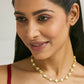 Nuyug 22K Gold-Plated Kundan & Pearl Studded Matha Patti Head Jewellery | Swadesiicart