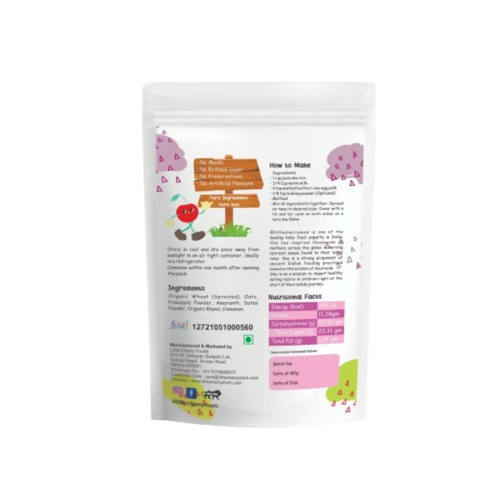Littlecherrymom Pancake Mix Wheat Amaranth Pineapple - Swadesiicart