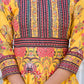 Partywear Designer Yellow Dola Silk Anarkali suit with Dupatta - Suzen - Swadesiicart