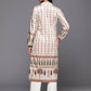 Ahalyaa Women's Traditional wear Kurta - Nude | Swadesiicart