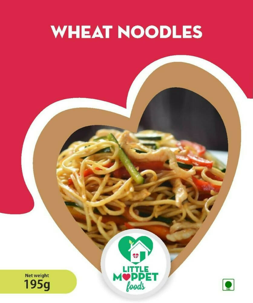 Little Moppet Foods Wheat Noodles - Swadesiicart