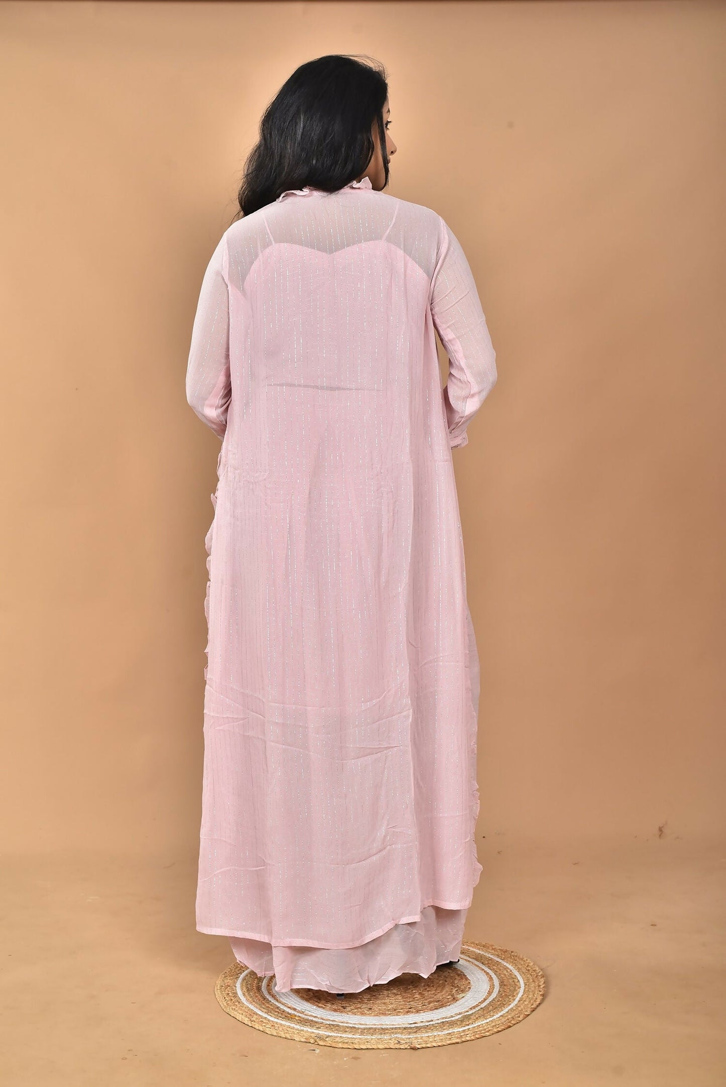 Morchari Women Hand Embroidery Crop Top-Pink - Swadesiicart