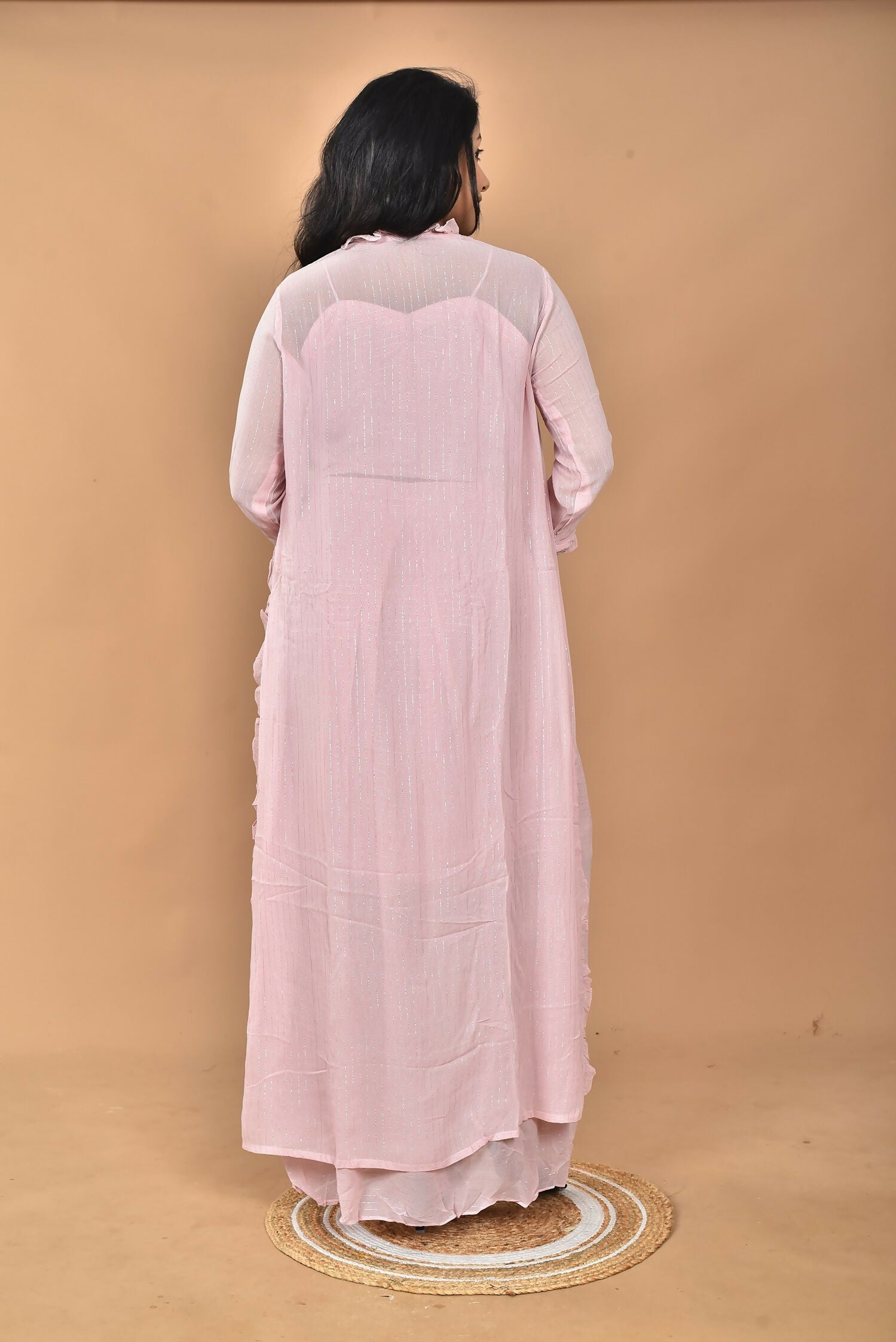 Morchari Women Hand Embroidery Crop Top-Pink - Swadesiicart