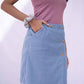 Diva Globe Blue Over Lap Skirt | Swadesiicart