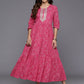 Ahalyaa Women's Traditional wear Dress - Pink | Swadesiicart