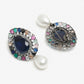 Multicoloured Contemporary Studs Earrings - Ruby Raang - Swadesiicart
