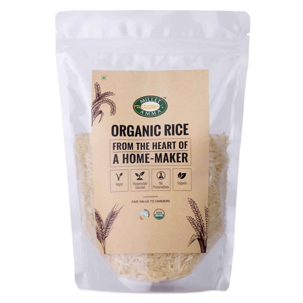 Millet Amma Organic Basmati Rice - Millet Amma urban Monk pvt Ltd