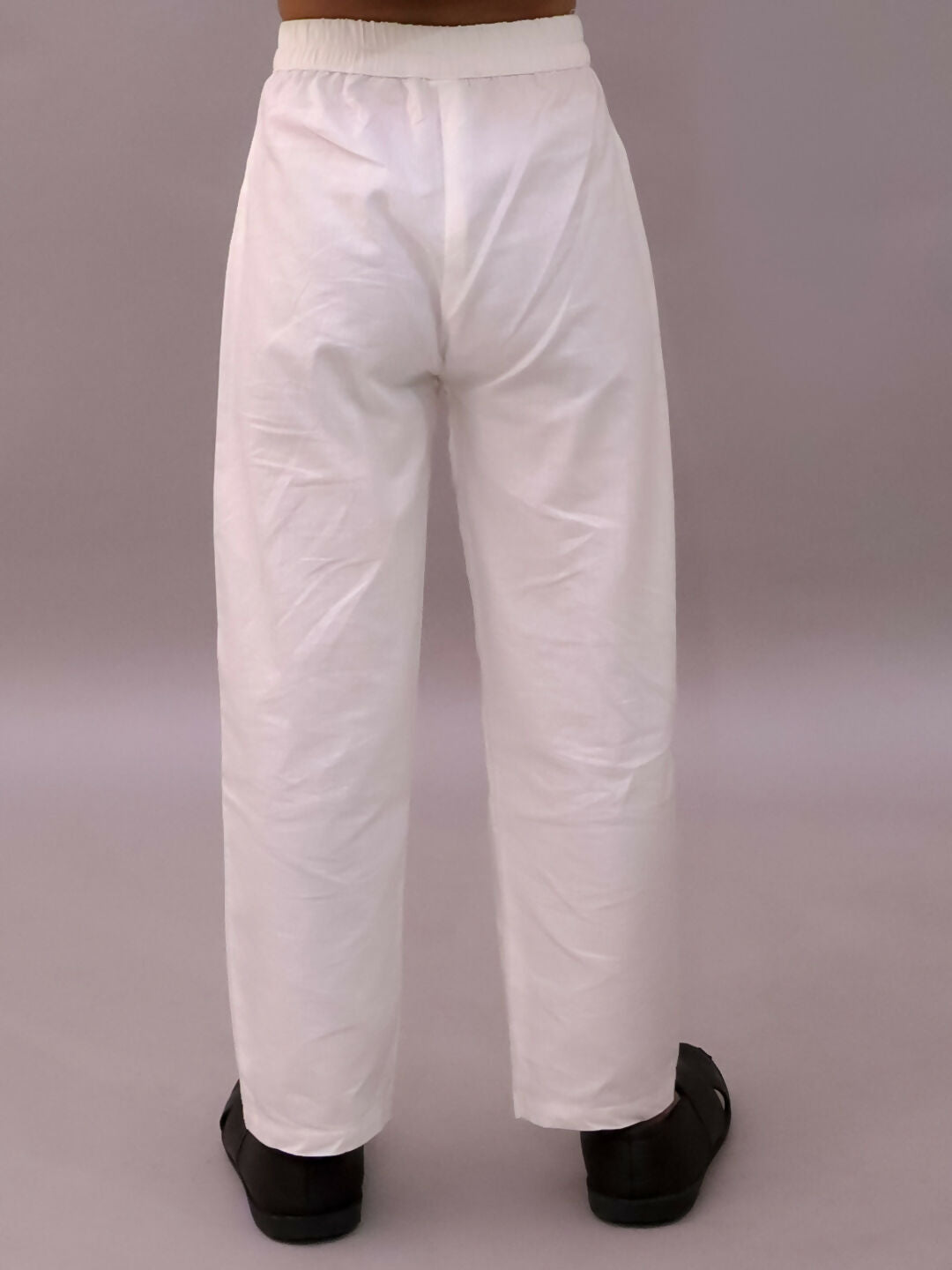 Lil Drama Shor-Gul White Kurta Pyjama with Green Jacket Set For Boys | Swadesiicart