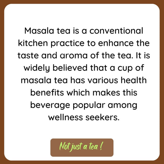 Satvi Wellness Tea masala | Indian Chai Masala | Tea Enhancer | Ginger tea mix - Swadesiicart