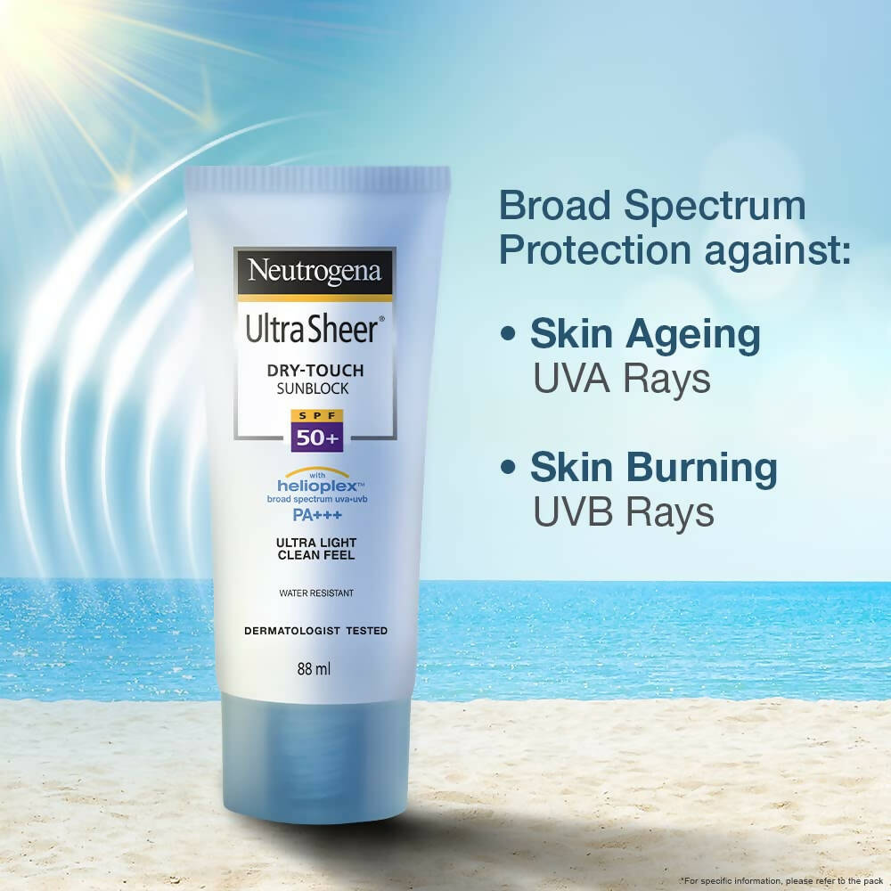 Neutrogena Ultra Sheer Sunscreen, SPF 50+ - Swadesiicart