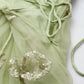 House of Panchhi Lime Green Net Embroideried Round Sequins Lehenga | Swadesiicart