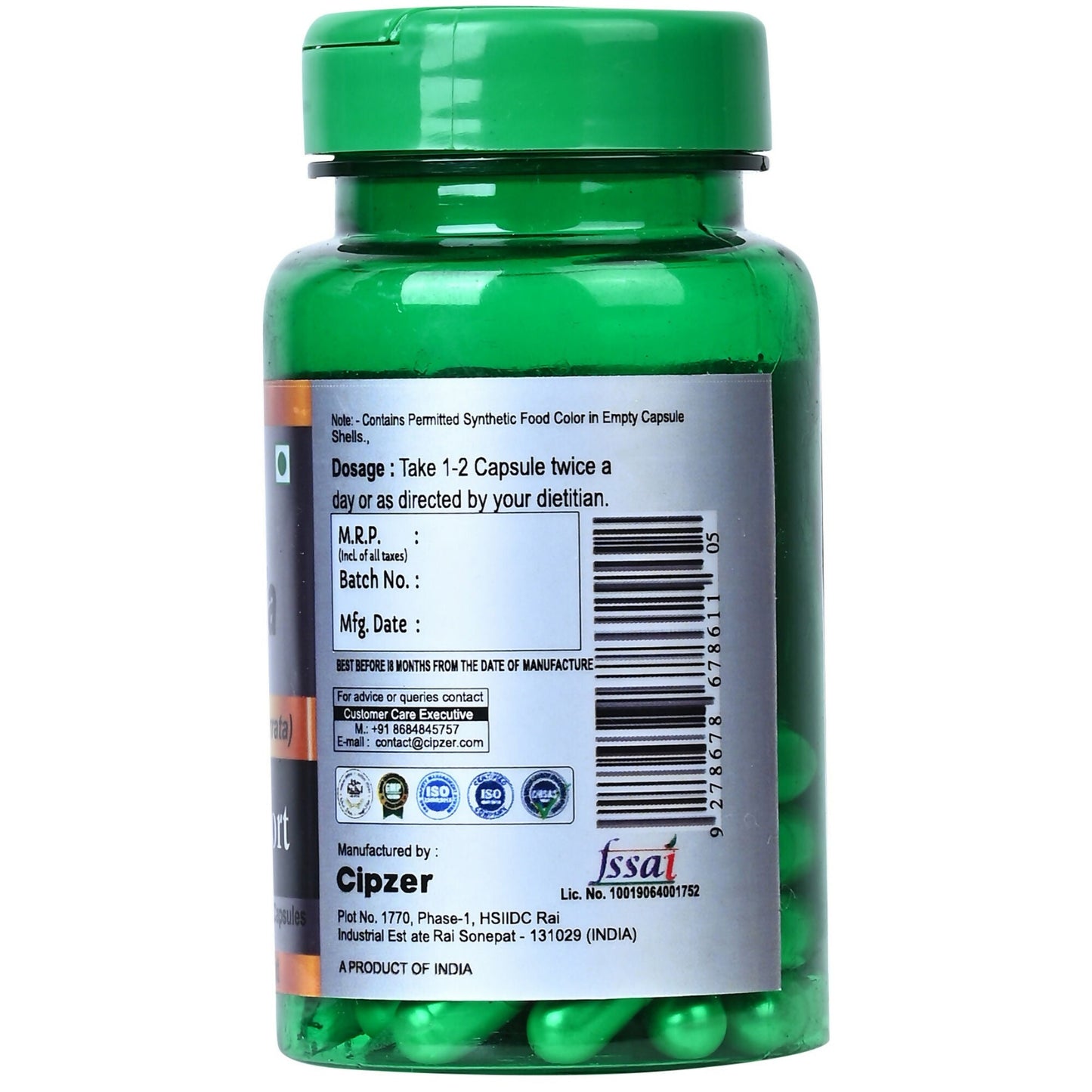 Cipzer Mucuna Capsules | Swadesiicart