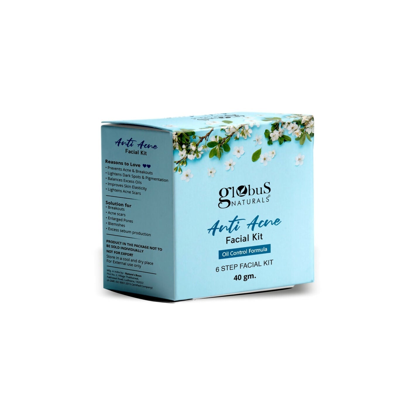 Globus Naturals Anti Acne 6 Step Facial Kit | Swadesiicart