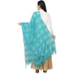 A R Silk Window Square Regular Dupatta Rama Green Color Dupatta or Chunni
