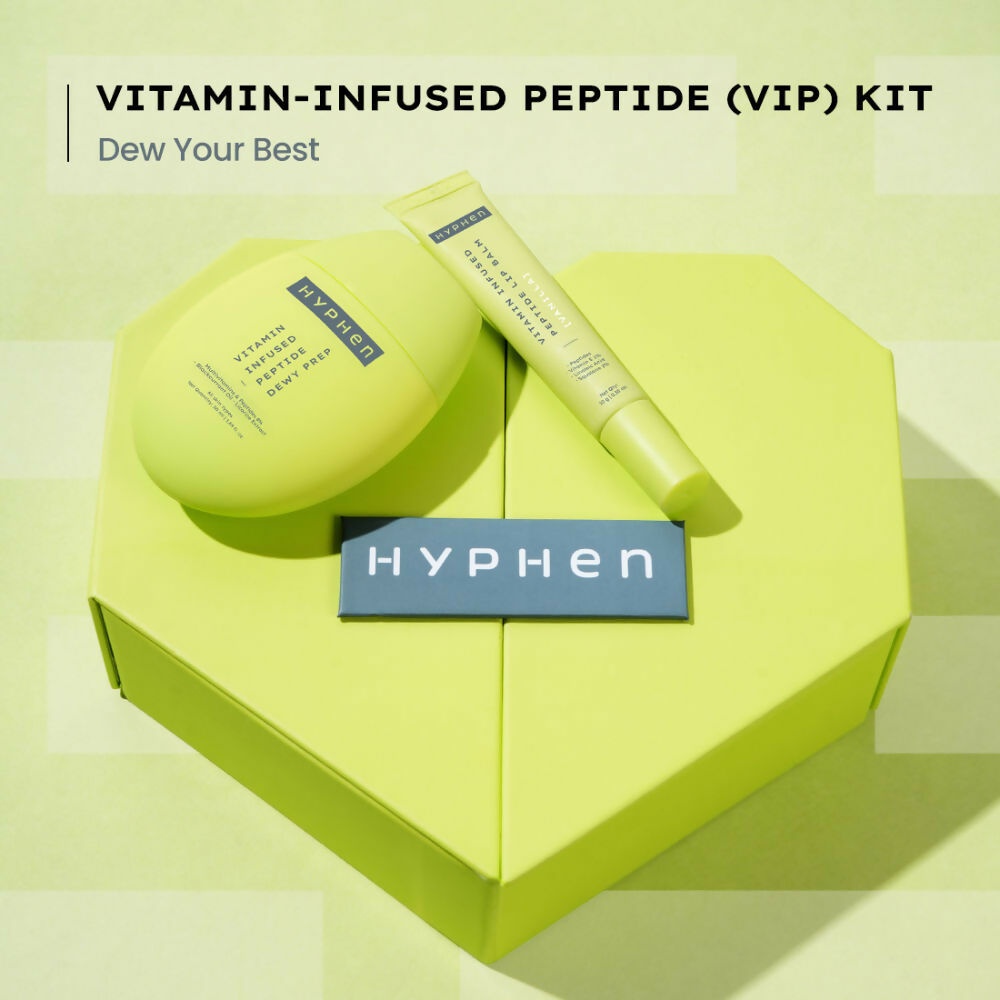 Hyphen By Kriti Sanon Vitamin Infused Peptide VIP Kit - Visible Dewy Glow & Moisturized, Juicy Lips | Swadesiicart