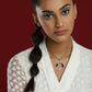 Women's Silver-Toned Blue Silver-Plated Handcrafted Chain - Ruby Raang | Swadesiicart