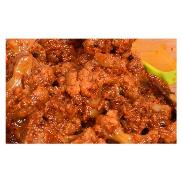 Amoga's Pickles Factory Cauliflower Pickle Andhra Style - Swadesiicart