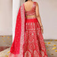 Joban Fashion Fuchsia Soft Pure Handloom Banarasi Silk Lehenga | Swadesiicart