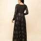 FIORRA Women's Black Georgette Flared Kurta With Dupatta - Swadesiicart