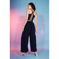 Navy Georgette Sequence With Thread Designer Co-Ord Set - Flory - Swadesiicart