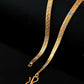 VOJ Dual Toned Self Designed Gold-Polished Chain For Men | Swadesiicart