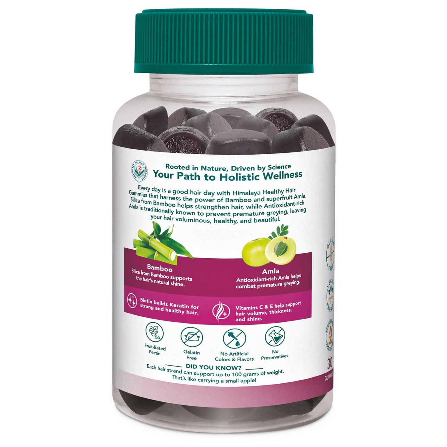 Himalaya Herbals Healthy Hair Gummies - Swadesiicart