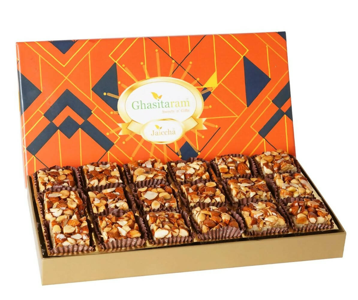 Ghasitaram Sugarfree Almond Delight in Premium Box | Swadesiicart
