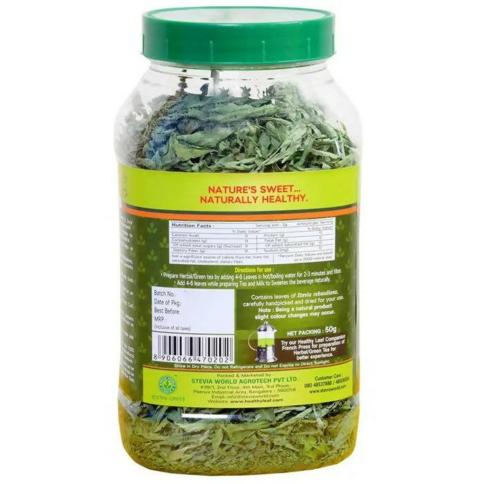 Stevia Wonder Herb World 100% Natural Healthy Leaf - Swadesiicart