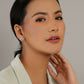 stone stud (mint green ) - Ruby Raang - Swadesiicart