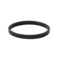 NVR Men's Black Metal Interlock Kada Bracelet - Swadesiicart