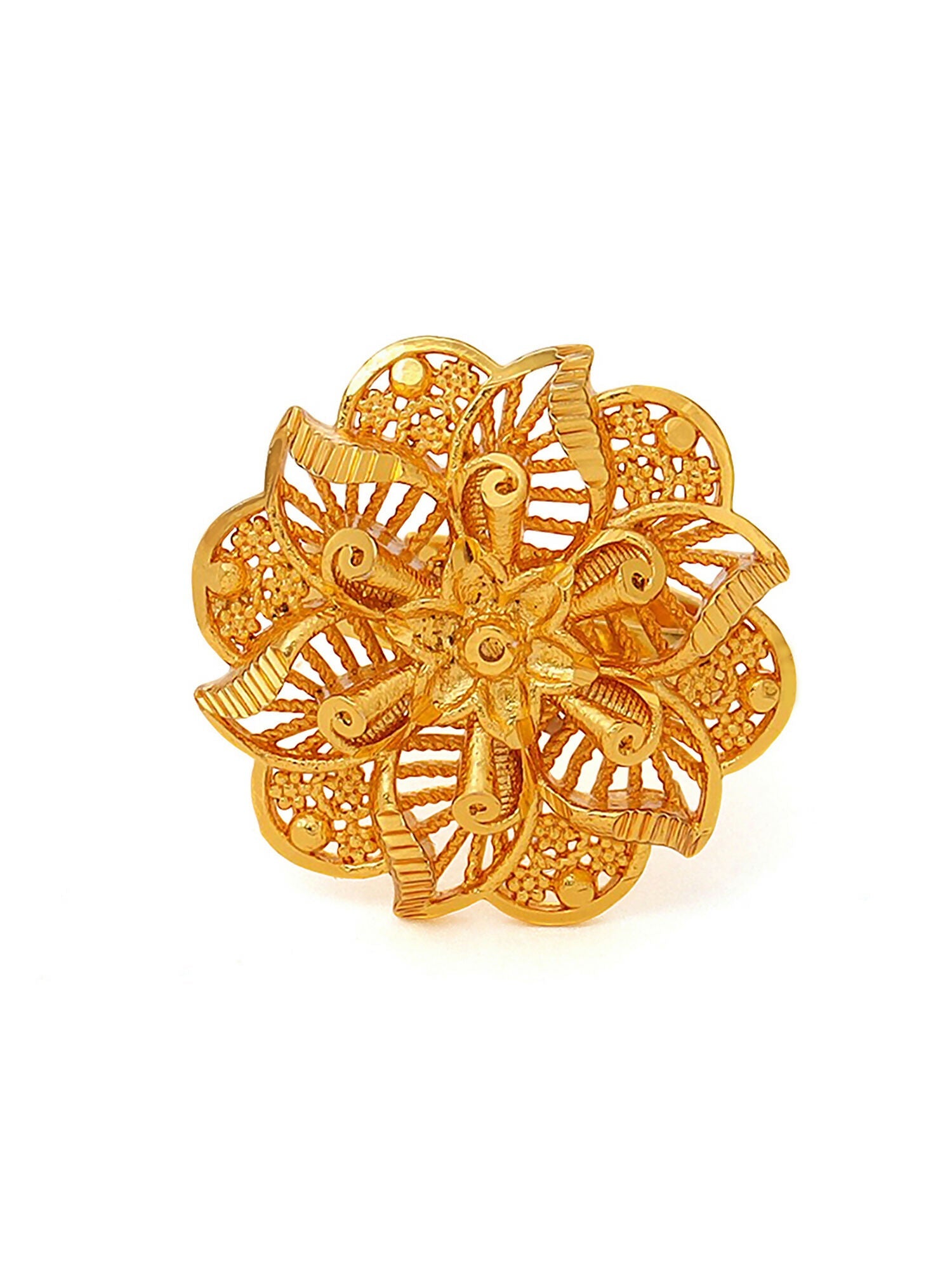 Ruby Raang Golden Ring | Swadesiicart