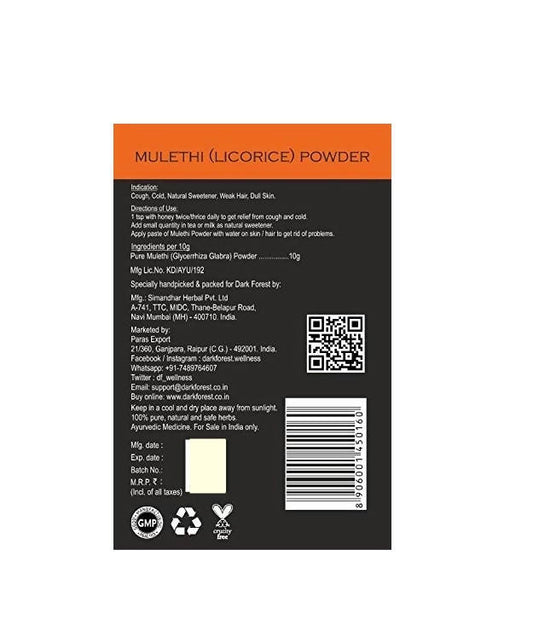 Dark Forest Mulethi Powder | Swadesiicart