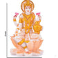 Soni Craft Handmade Poly Resin Lakshmi Ji Sculpture Sitting On Lotus Statue - Swadesiicart