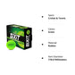 Sixit Lite Cricket Tennis Ball - Green (Pack of 6) - Swadesiicart