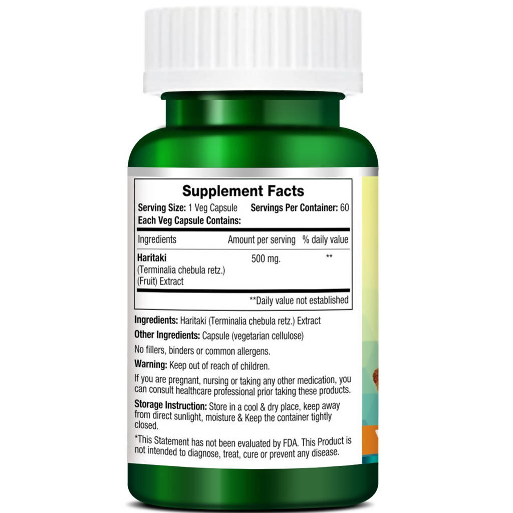 Morpheme Remedies Haritaki Capsules | Swadesiicart