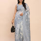 Shree Shyam Fashion Linen Cotton Grey Saree