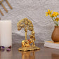 Collectible India Gift Items Metal Krishna Idol Murti With Kamdhenu Cow - Swadesiicart