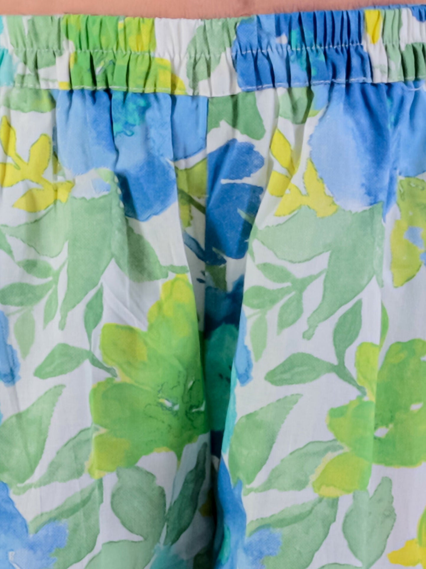 Lil Drama Jaipur Print Stylish Top with Pant Co-ordinate Set for Girls - Green - Swadesiicart