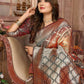 Anaita Brown kochi Silk With Beautiful Checks Weaving Saree With Blouse