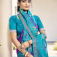 Shree Shyam Fashion Pochampalli Silk Violet Saree