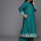 Ahalyaa Women's Traditional wear Kurta Set - Sea Green | Swadesiicart