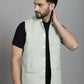 Even Apparels Nehru Jacket With Welt Pockets - Green | Swadesiicart