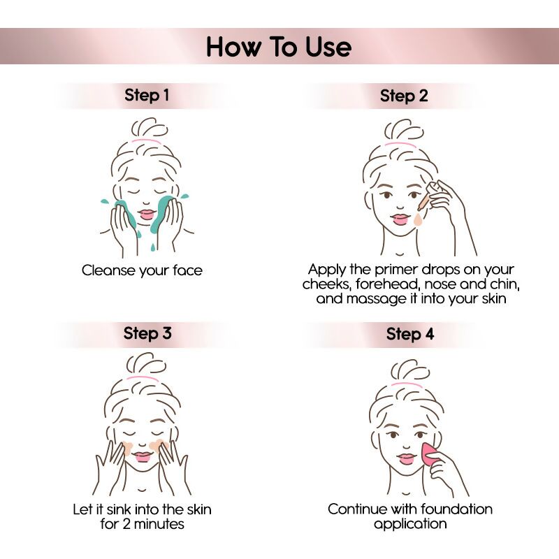 Kay Beauty By Katrina Kaif Illuminating Primer Drops - Golden Twist | Swadesiicart