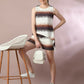 Myshka Women's Multi Printed Round Neck Party Top With Shorts Co-ord set - Swadesiicart