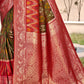 Shree Shyam Fashion Mehndi Pochampally Silk Saree