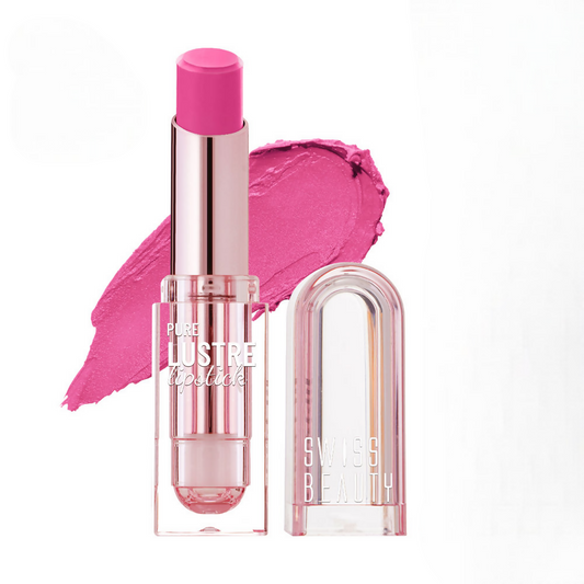 Swiss Beauty High Shine Finish Smooth Glide Pure Lustre Lipstick - 2 My Rose | Swadesiicart