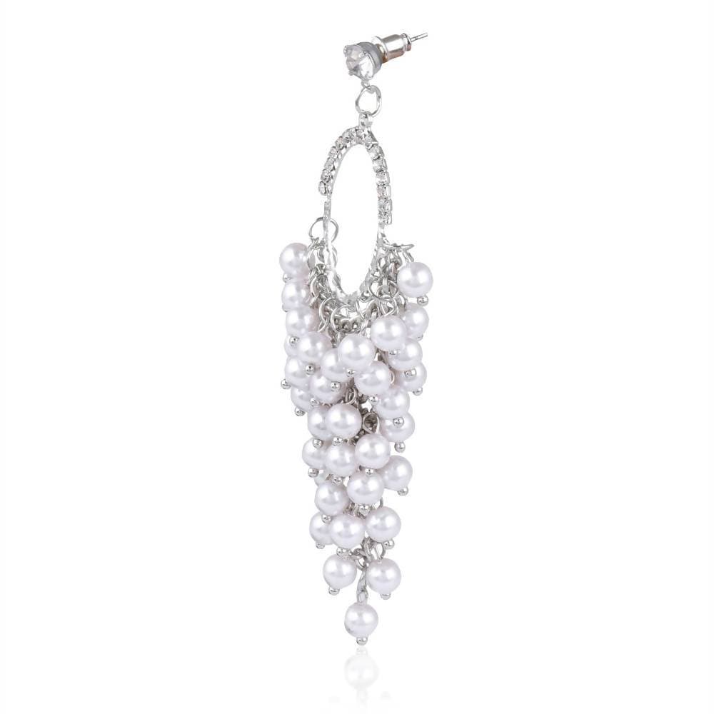 Trendoo Jewelry Silver Diamonds Beautiful Drops | Swadesiicart
